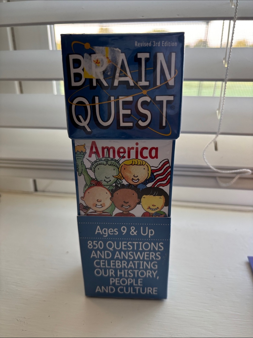 Brain Quest America Quiz Deck - Blue NEW